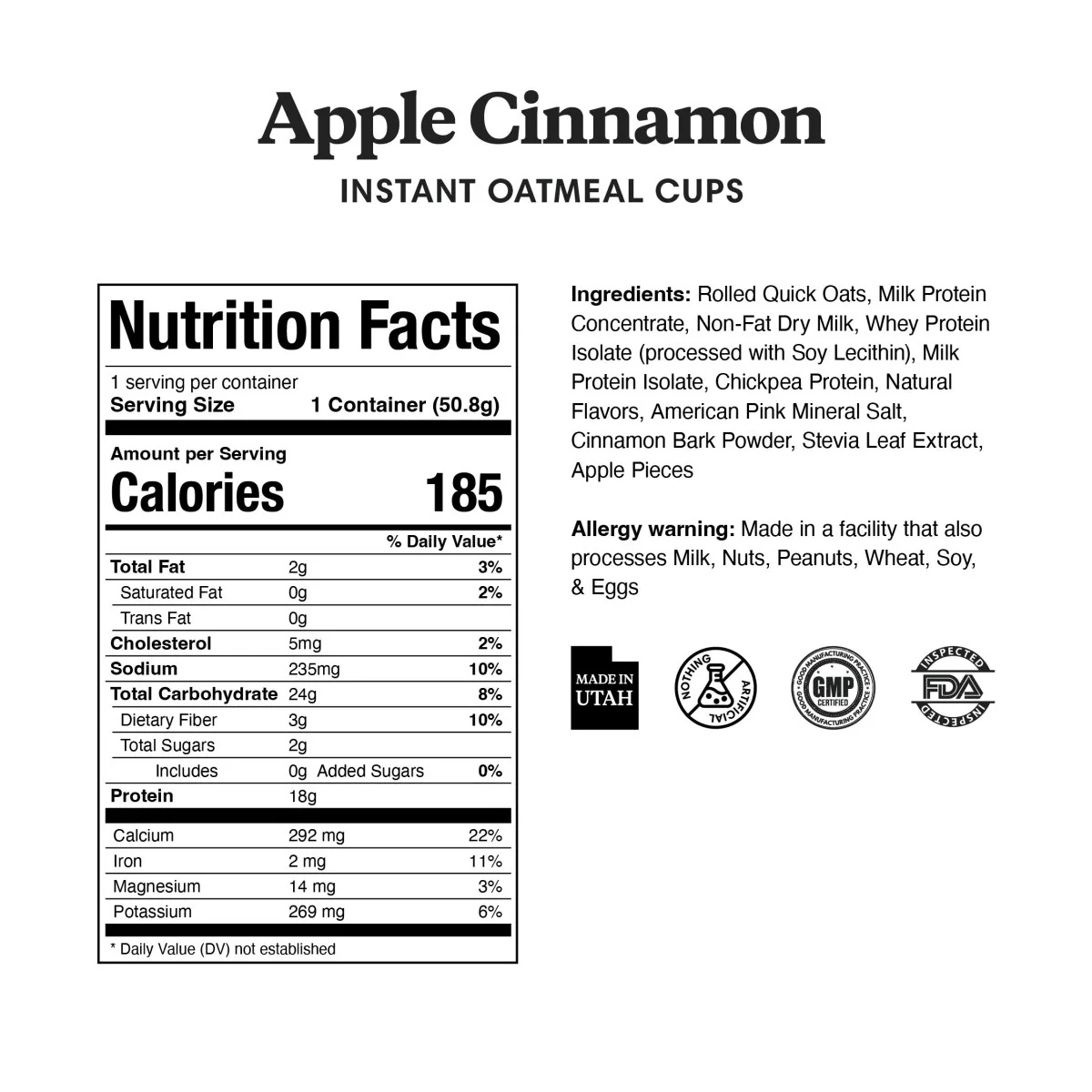 Protein Oatmeal Quick Cups Monthly Subscriptions- 12pk - Image 2