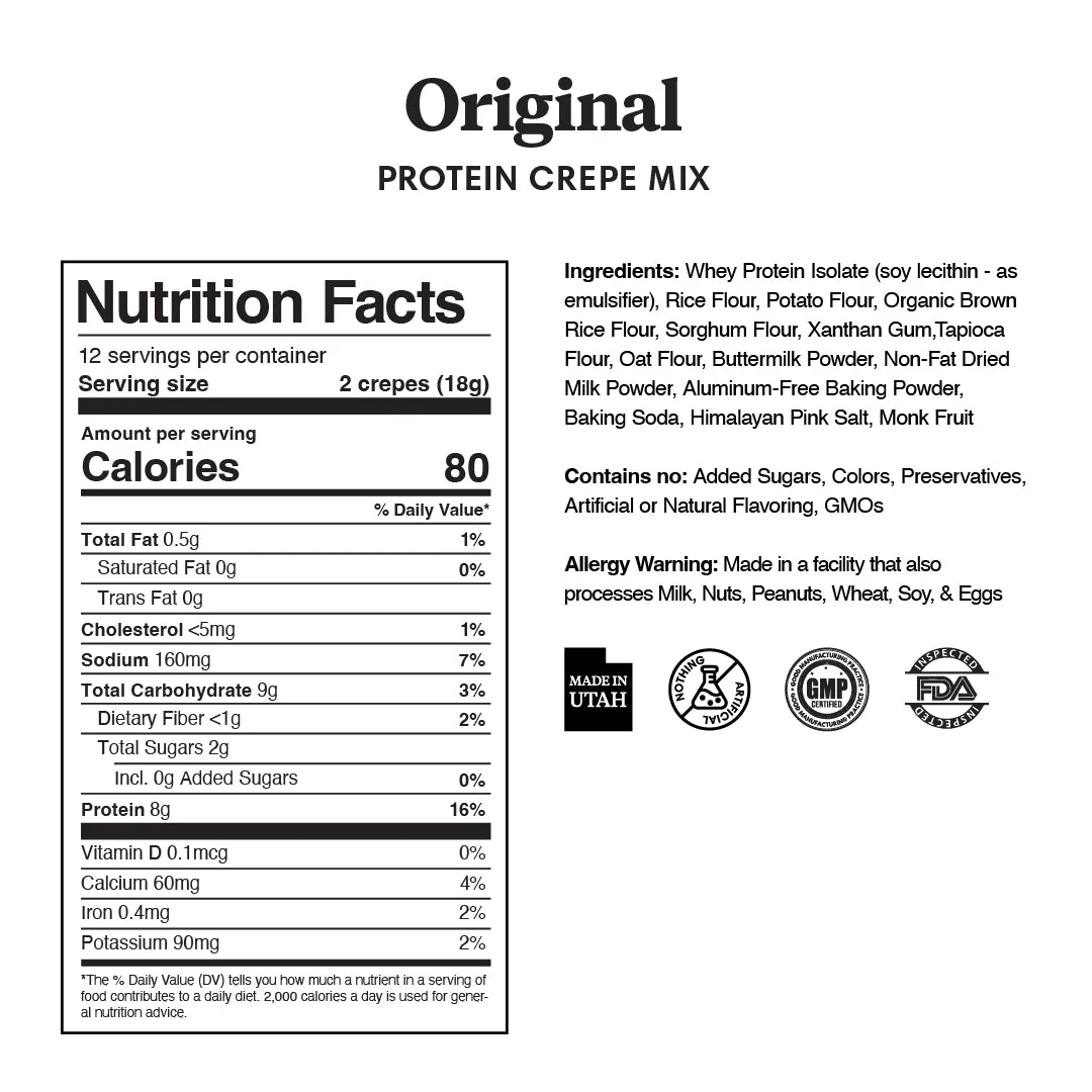 Original Protein Crepe Mix - Image 5