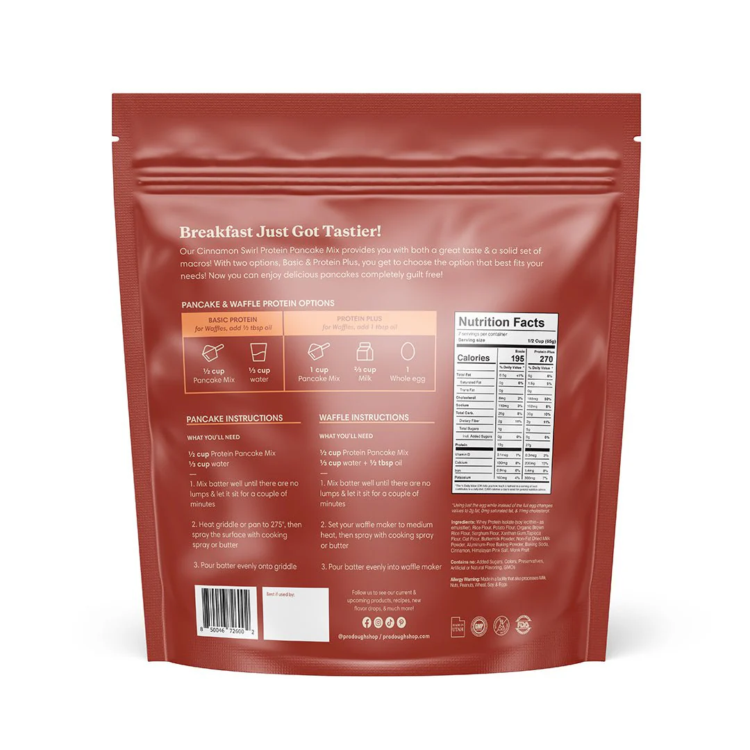 Cinnamon Swirl Protein Pancake & Waffle Mix - Image 2