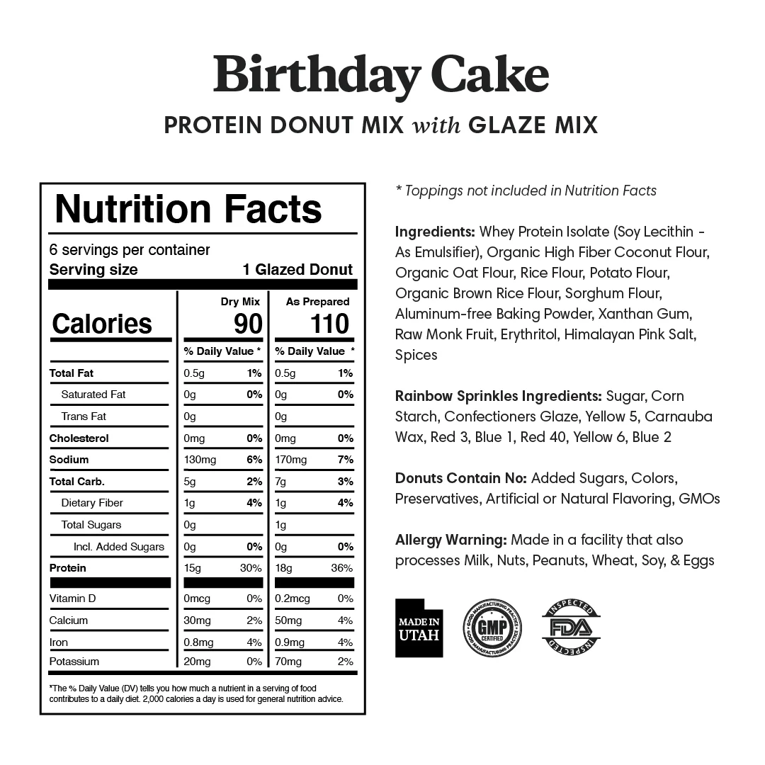 Standard Flavors Protein Donut Mixes - One Time Purchase - Image 47