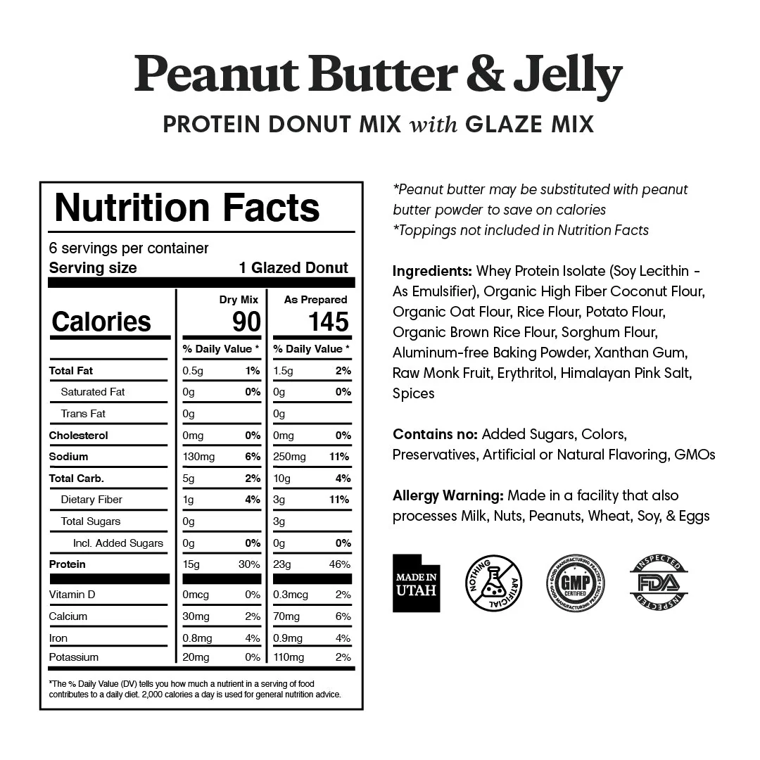 Standard Flavors Protein Donut Mixes - One Time Purchase - Image 11