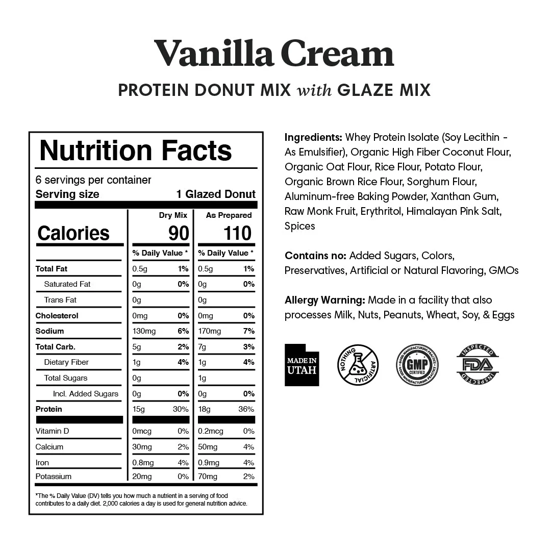Standard Flavors Protein Donut Mixes - One Time Purchase - Image 17